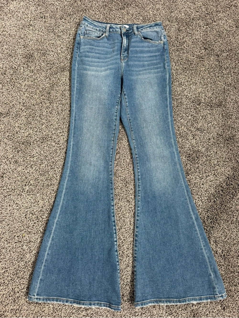 Zenana size 27 Women's Blue High-Rise Flared Jeans